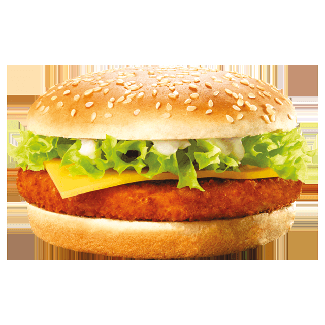 CHICKEN BURGER COMBO(Fried Chicken Burger With Fries)